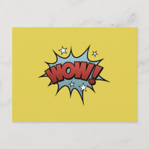 Wow! Postkarte