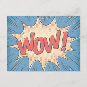 Wow! Postkarte