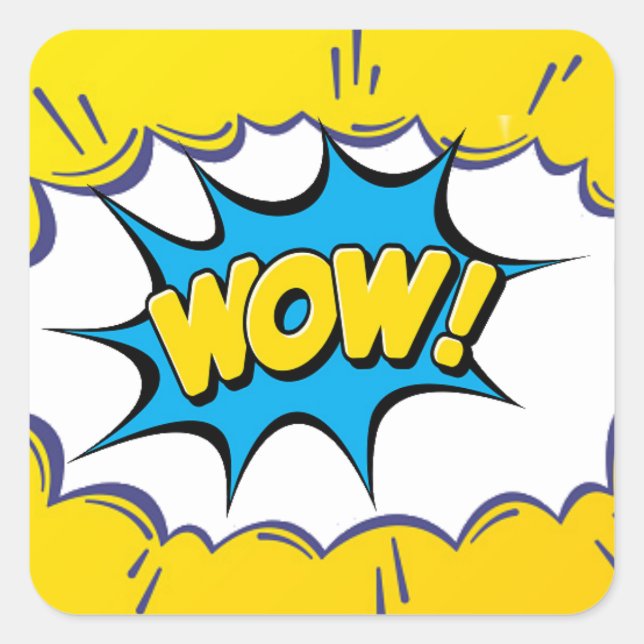 Wow School Sticker (Vorderseite)