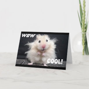 WOW SIE SIND **50** SAGT COOLE HAMSTER-KARTE KARTE