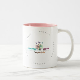 Wow-Tasse (Rosa) Zweifarbige Tasse