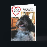**WOW** UND **WHOO, DER** IHR **70.**BIRTHTAG KARTE<br><div class="desc">**SIE IST SO ERWARTET,  SIE KANN ES NICHT STAND,  DASS ES AN DER ZEIT IST,  GLÜCKLICH 70. BIRTHTAG*** ZU SAGEN UND WENN SIE WÜNSCHEN WILL DIE VERSE FÜR SICHER :) DANK FÜR DIE STOPPING VON 1 MEINER 8 STORES!!!!!</div>