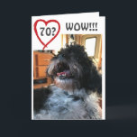 **WOW** UND **WHOO, DER** IHR **70.**BIRTHTAG KARTE<br><div class="desc">**SIE IST SO ERWARTET,  SIE KANN ES NICHT STAND,  DASS ES AN DER ZEIT IST,  GLÜCKLICH 70. BIRTHTAG*** ZU SAGEN UND WENN SIE WÜNSCHEN WILL DIE VERSE FÜR SICHER :) DANK FÜR DIE STOPPING VON 1 MEINER 8 STORES!!!!!</div>