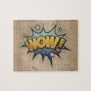 WOW! Vintages Comic Buch Steampunk Pop Kunst Puzzle