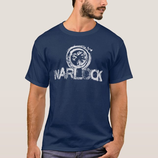 Wow Warlock Gamerin T-Shirt (Vorderseite)