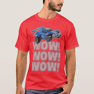 Wow Wow Wow Rocket Soccer Spiel Geschenk T-Shirt