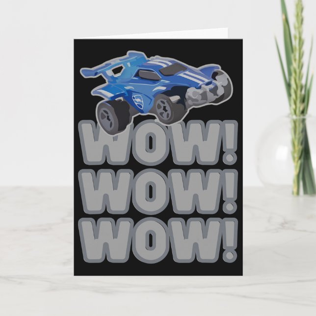 Wow! Wow! Wow! Rocket Soccer Spiel  Karte (Vorderseite)