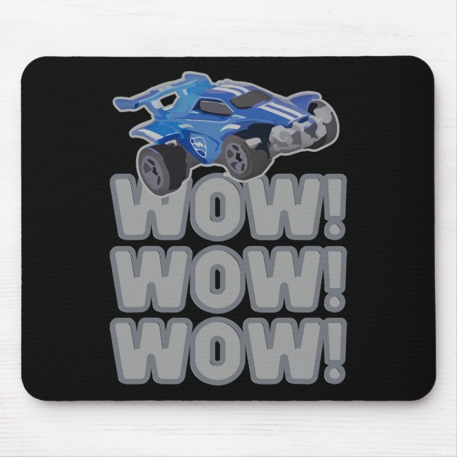 Wow! Wow! Wow! Rocket Soccer Spiel  Mousepad (Vorne)