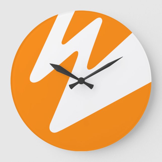 Wowza Large Clock Große Wanduhr (Vorderseite)
