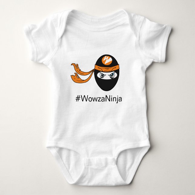 Wowza Ninja Baby-Bodysuit Baby Strampler (Vorderseite)