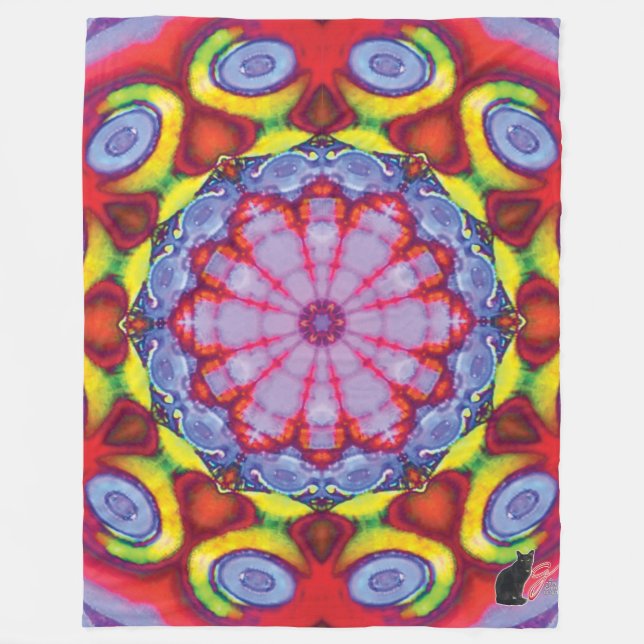 Wowzer Kaleidoscope Fleece Blanket (Vorderseite)