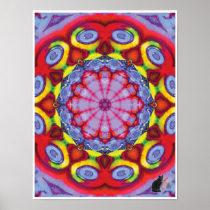 Wowzer Kinetic Collage Kaleidoscope Poster