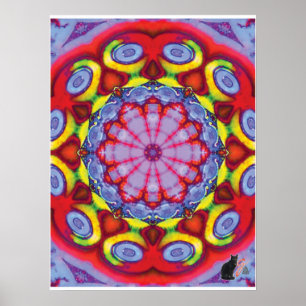 Wowzer Kinetic Collage Kaleidoskop Poster