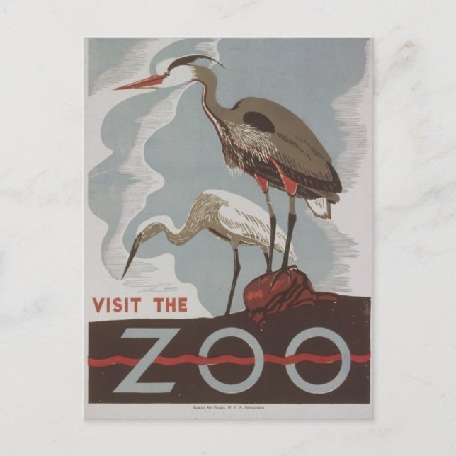 WPA - Der Zoo Postkarte (Vorderseite)