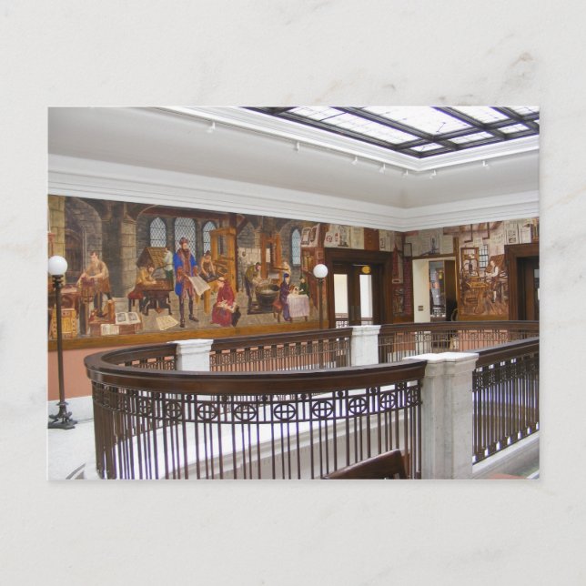 WPA Murals 10 ~ Postkarte (Vorderseite)