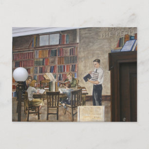 WPA Murals 8 ~ Postkarte