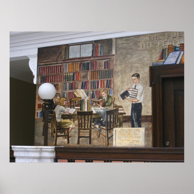 WPA Murals 8 ~ Print Poster (Vorne)