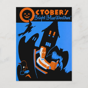 WPA, Oktober ist eine gute Zeit zu lesen Postkarte