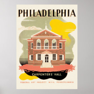 WPA-Plakat Philadelphia Poster