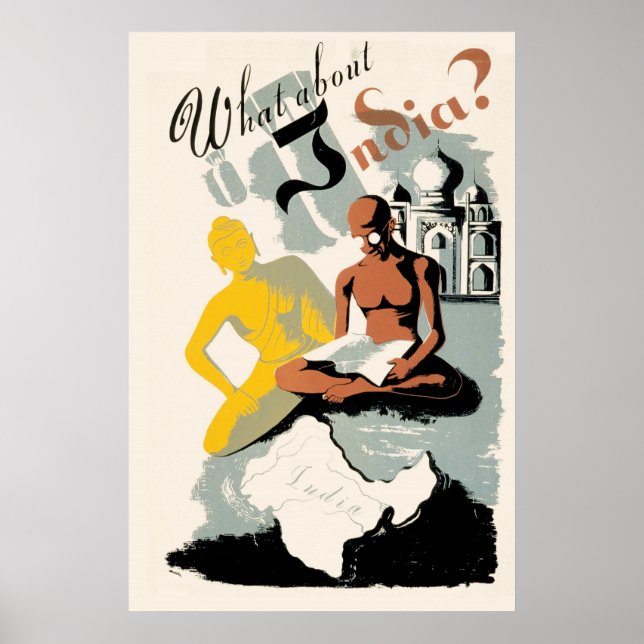 WPA-Poster für Indien Poster (Vorne)