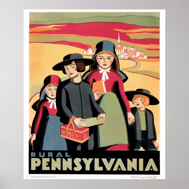 WPA Poster Pennsylvania (Vorne)