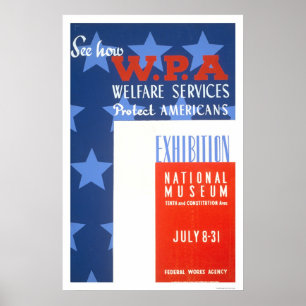 WPA schützt Amerikaner 1941 vor WPA Poster