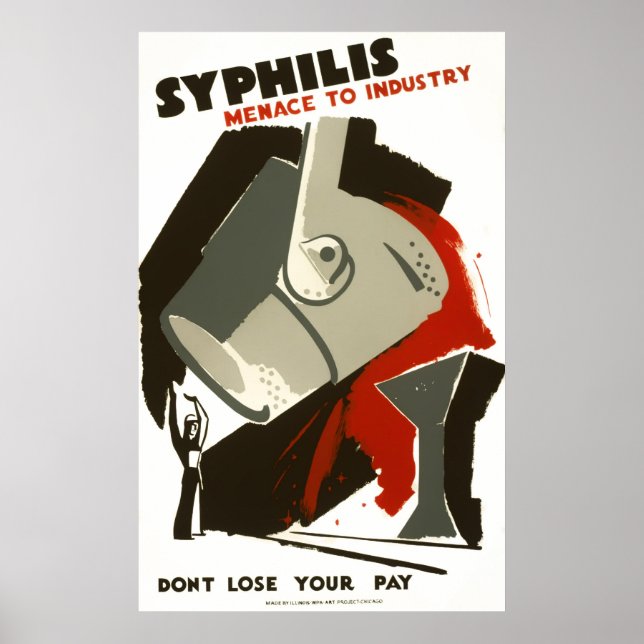 WPA SYPHILIS POSTER 1938 (Vorne)