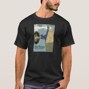 WPA Vintages Reise-Plakat-Fort Marion Florida T-Shirt