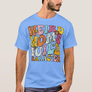 wpap Retro-Farbe verrückte Mütter bauen Charakter T-Shirt