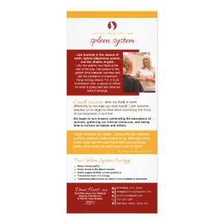 WPG LATE SOMMER RACK CARD WERBEKARTE