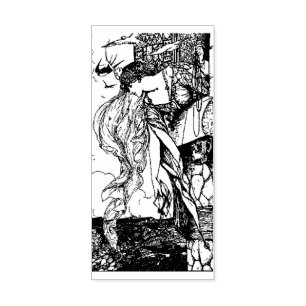 WQ GUMMIBriefmarke: HJ Ford-Prinzessin Retrieves Gummistempel