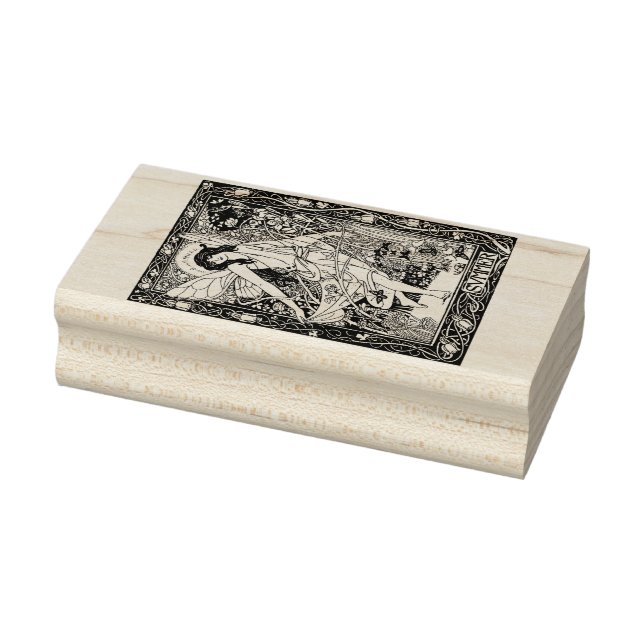 WQ RUBBER BRIEFMARKE: Fairy Maiden Summer Gummistempel (Stempel)