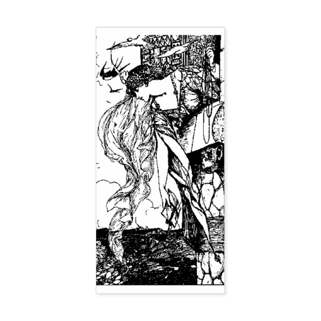 WQ RUBBER-BRIEFMARKE: HJ-Ford-Prinzessin ruft Lett Gummistempel (Prägung)