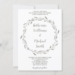 Wraath Wedding Einladungen für die Zweite Ehe