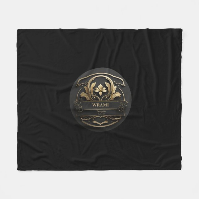 Wrami Logo, Designed by Kay Uwe Rott Fleecedecke (Vorderseite (Horizontal))