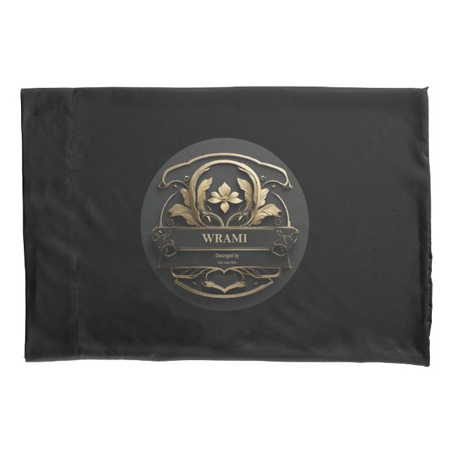 Wrami Logo, Designed by Kay Uwe Rott Kissenbezug (Vorderseite)