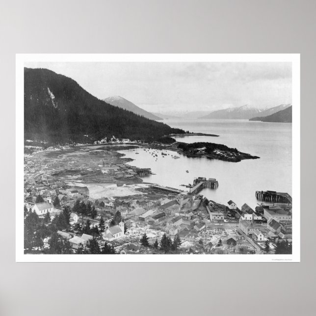 Wrangell, Alaska Panorama 1914 Poster (Vorne)