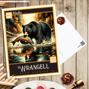 Wrangell, Alaska   Vintage Ansichtskarte Postkarte