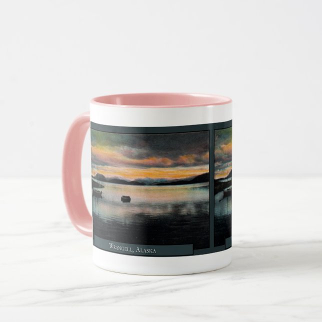 Wrangell Bay Alaska Tasse (Vorderseite Links)