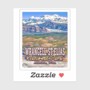 WRANGELL SAINT ELIAS NATIONAL PARK - ALASKA USA AUFKLEBER