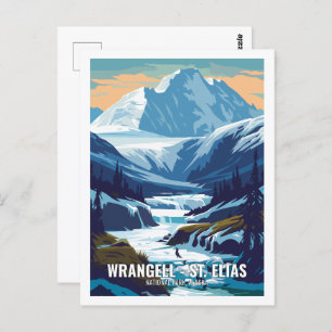 Wrangell St Elias National Park Alaska USA Postkarte