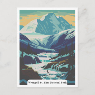 Wrangell-St. Elias National Park, Alaska USA Postkarte