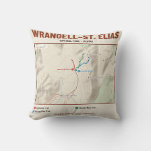 Wrangell–St. Elias National Park Trail Karte Kisse