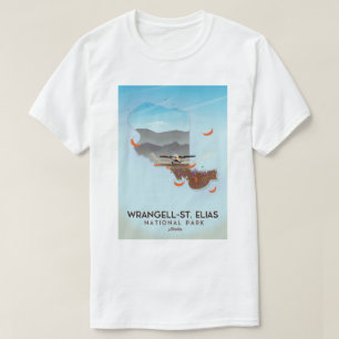 Wrangell-St. Elias Nationalpark Alaska Plakat T-Shirt