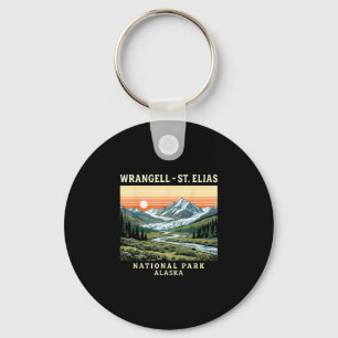 Wrangell-st elias Nationalpark Alaska Vintage Schlüsselanhänger