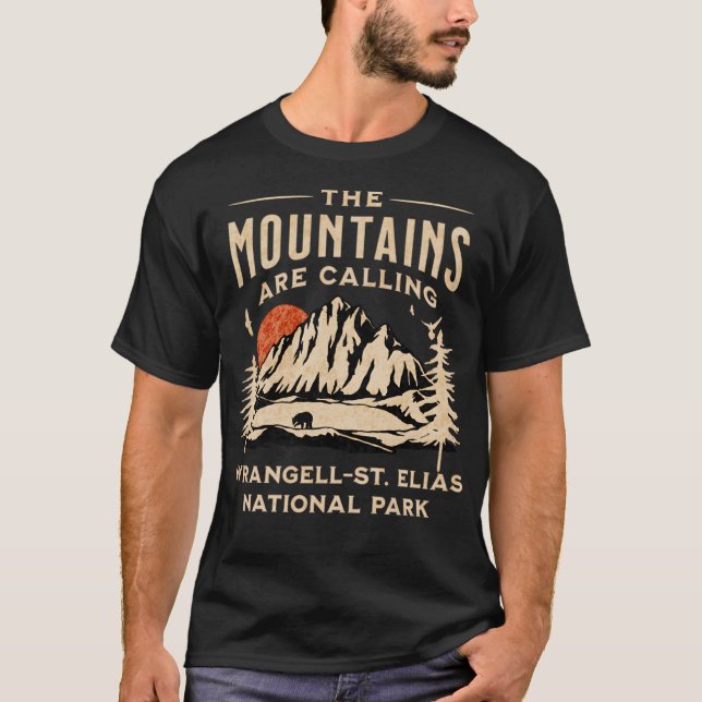 Wrangell-St. Elias Nationalpark Gebirge sind T-Shirt (Vorderseite)