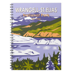 Wrangell St Elias Nationalpark Nizina Lago Alaska Notizblock