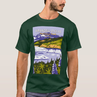 Wrangell St Elias Nationalpark Nizina Lago Alaska T-Shirt