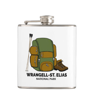 Wrangell-St. Elias Nationalpark Rucksack Flachmann