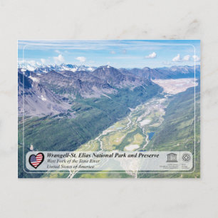Wrangell-St. Elias Nationalpark und Erhaltung Postkarte